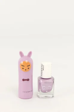 Inuwet duo make-up set lippenbalsem en nagellak
