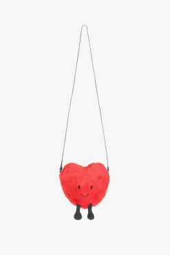 JELLYCAT rode tas hartvorm
