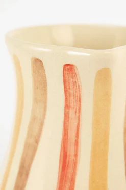 Karaf beige met strepen