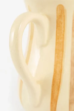 Karaf beige met strepen