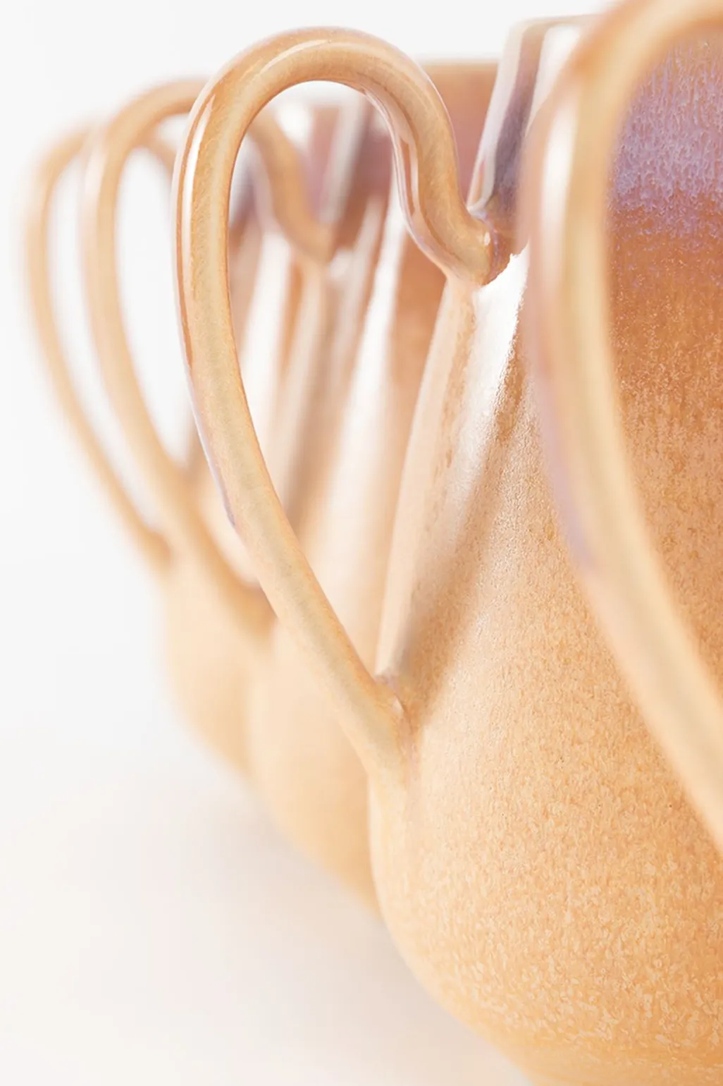 Karaf multicolour reactive glaze funky