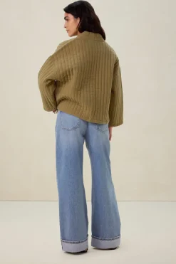 Khaki kimono jack