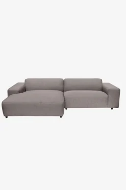 King 3-zits bank chaise longue links liver