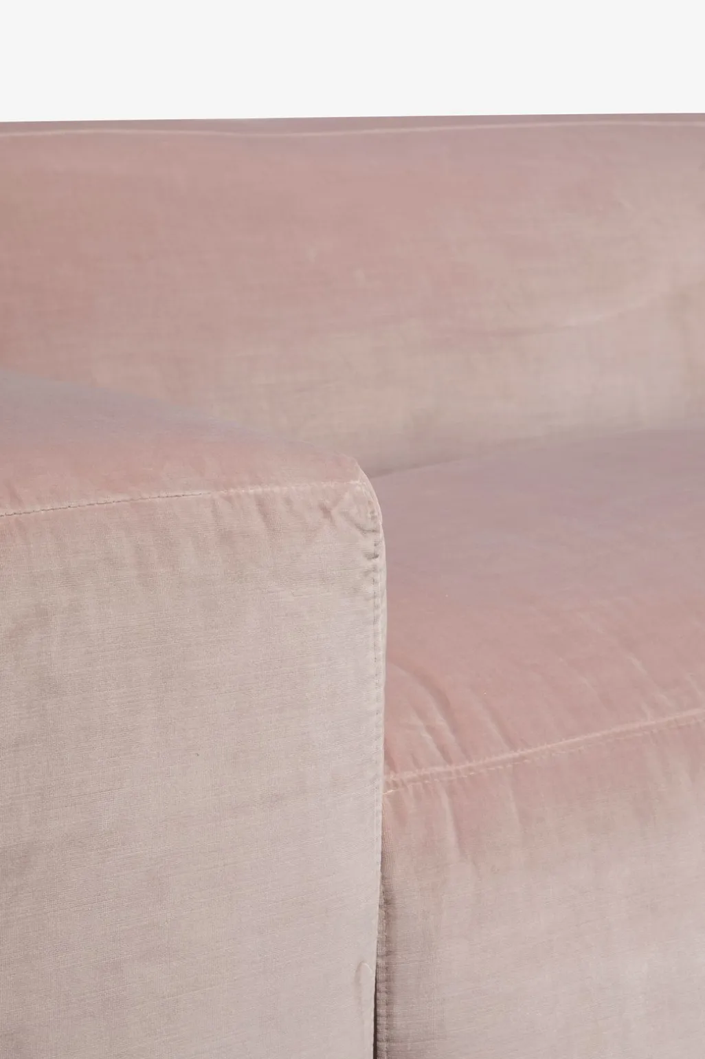 King 3-zits bank chaise longue rechts nude