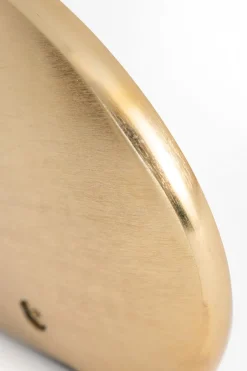 Klein goudkleurig zwevend messing plankje