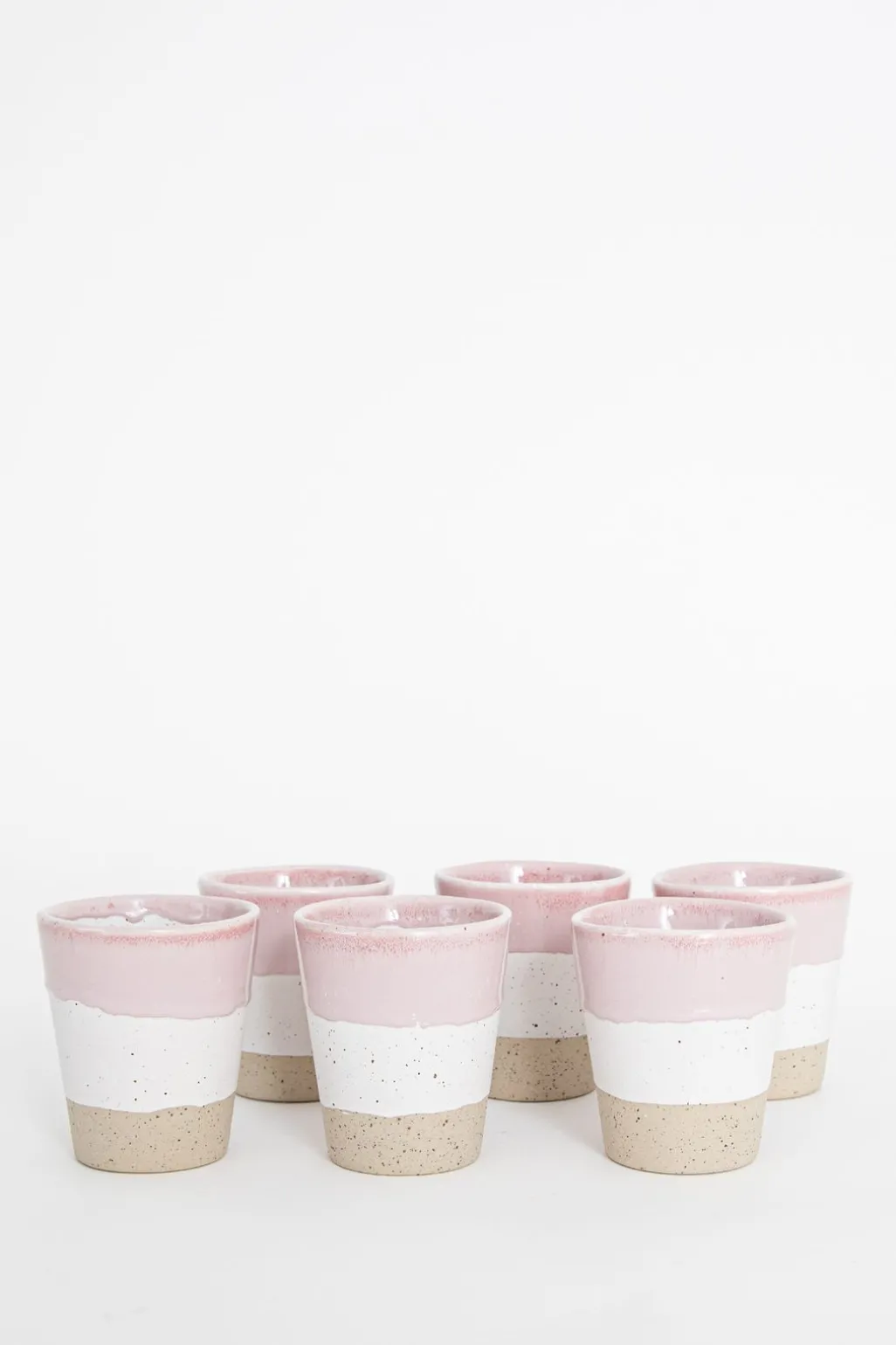 Koffiemokken Nostalgia roze wit