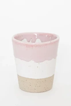 Koffiemokken Nostalgia roze wit