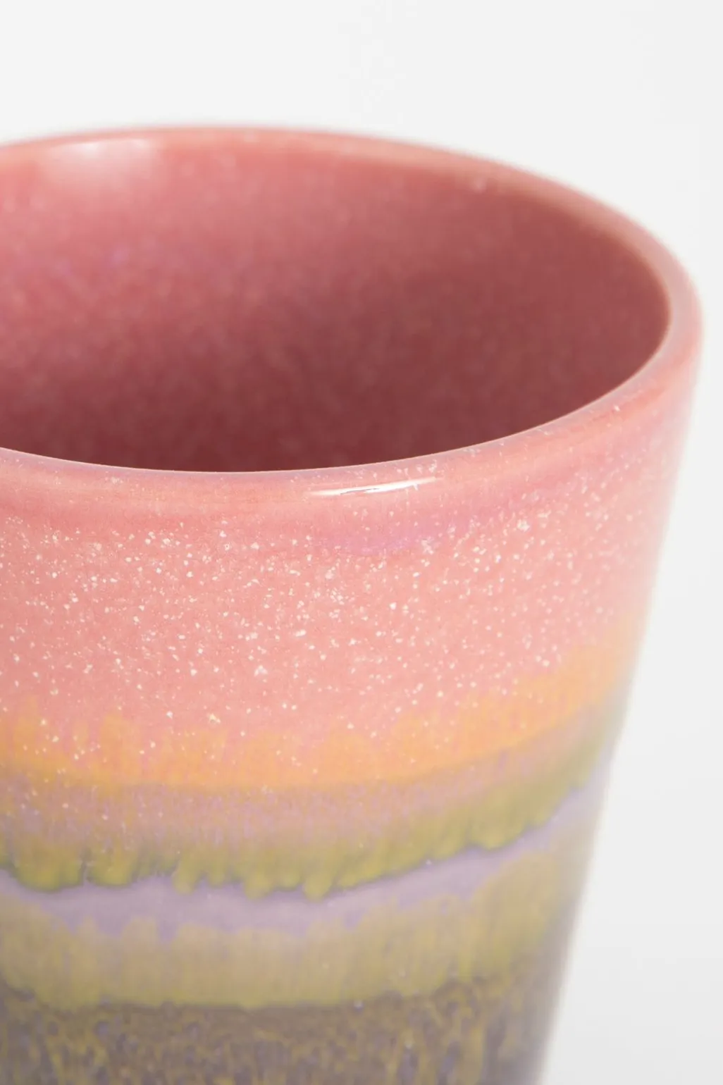 Koffiemokken roze groen