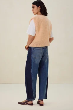 LEE blauwe mid waist straight jeans