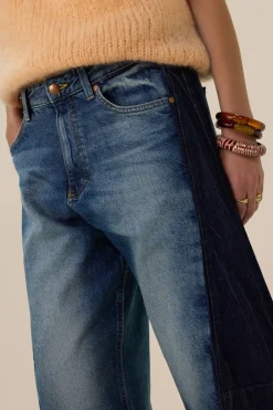 LEE blauwe mid waist straight jeans