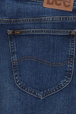 LEE blauwe mid-rise straight fit jeans