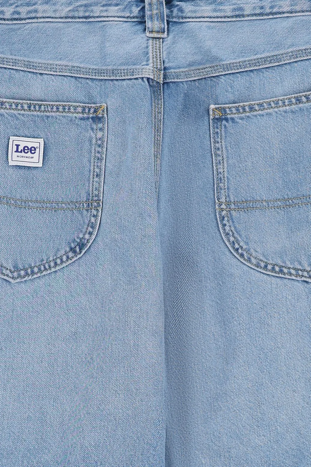LEE lichtblauwe loose fit denim short