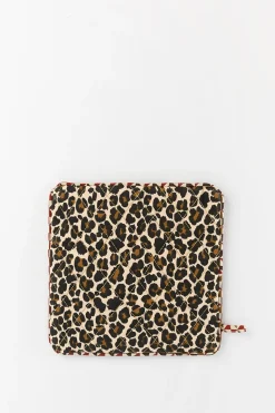 Leopard print pannenlap