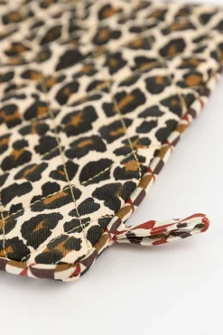 Leopard print pannenlap