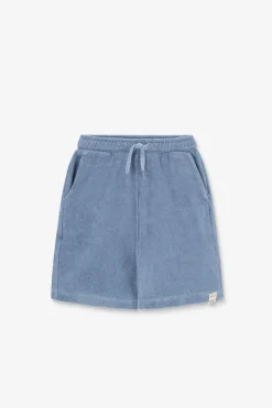 Lichtblauwe badstof short