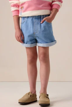Lichtblauwe denim short