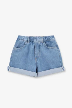 Lichtblauwe denim short