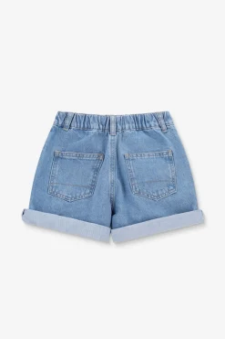 Lichtblauwe denim short
