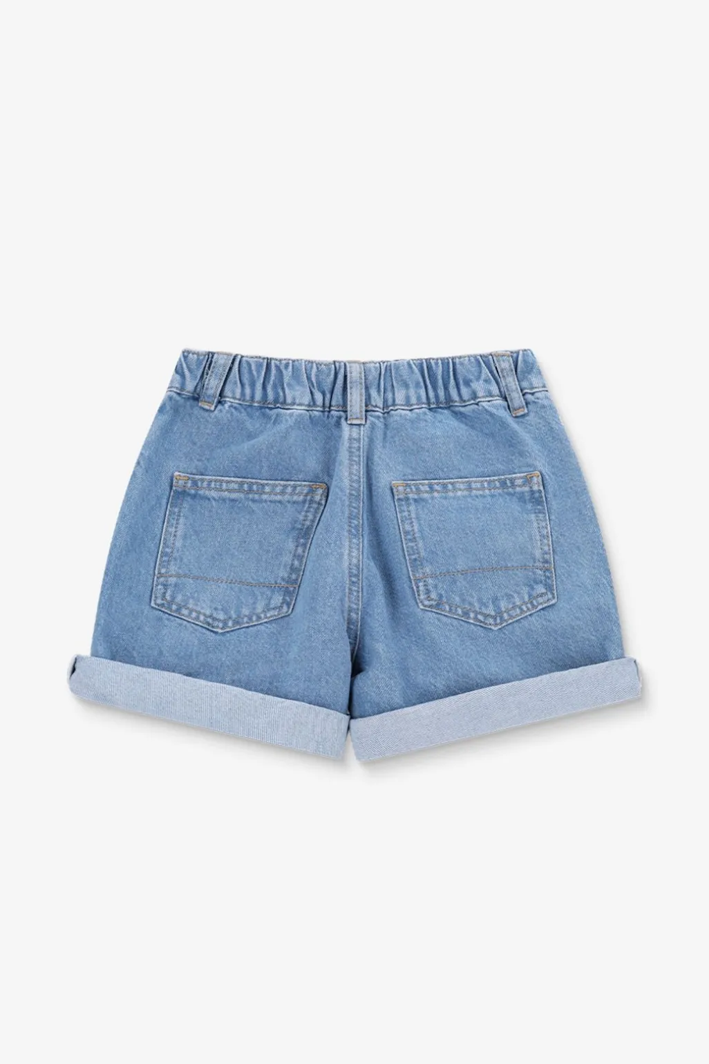 Lichtblauwe denim short