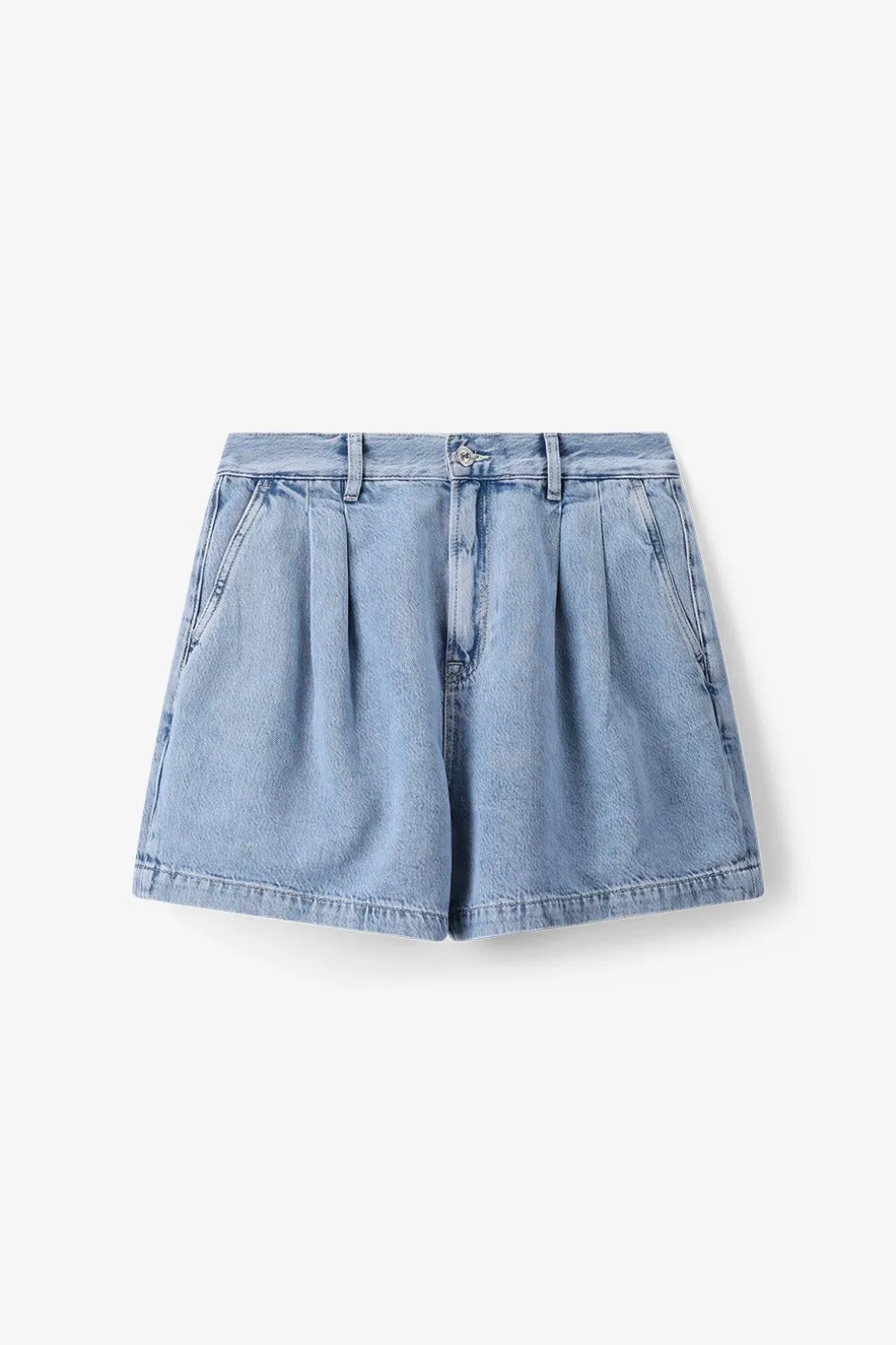 Lichtblauwe denim shorts
