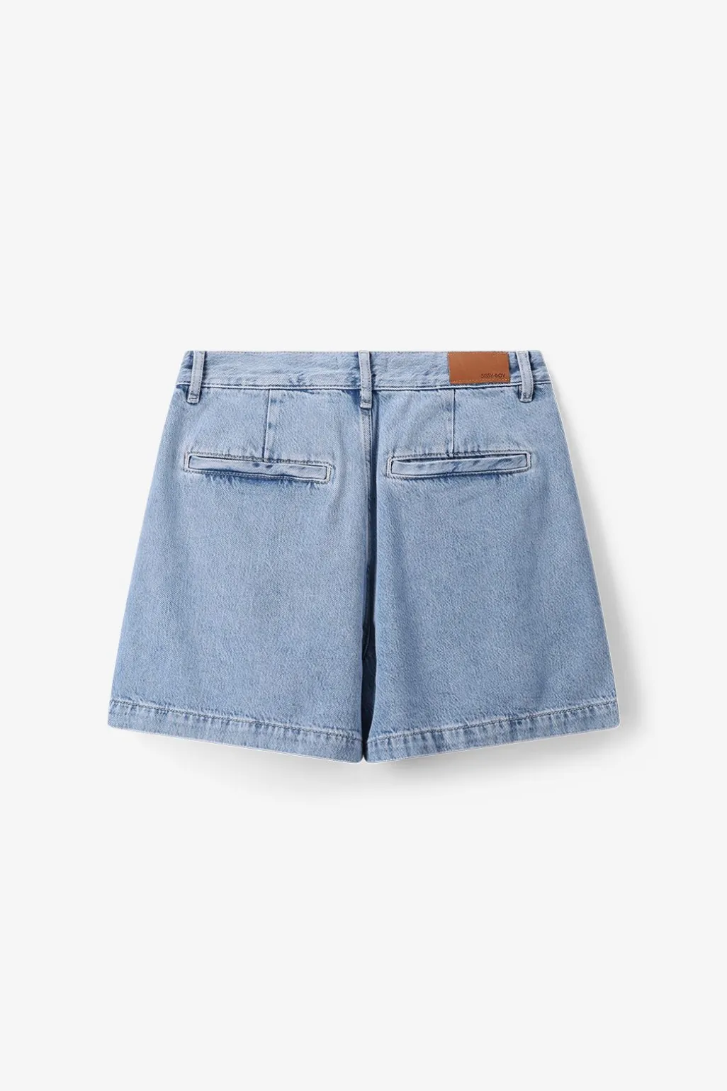 Lichtblauwe denim shorts