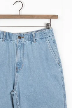 Lichtblauwe denim shorts