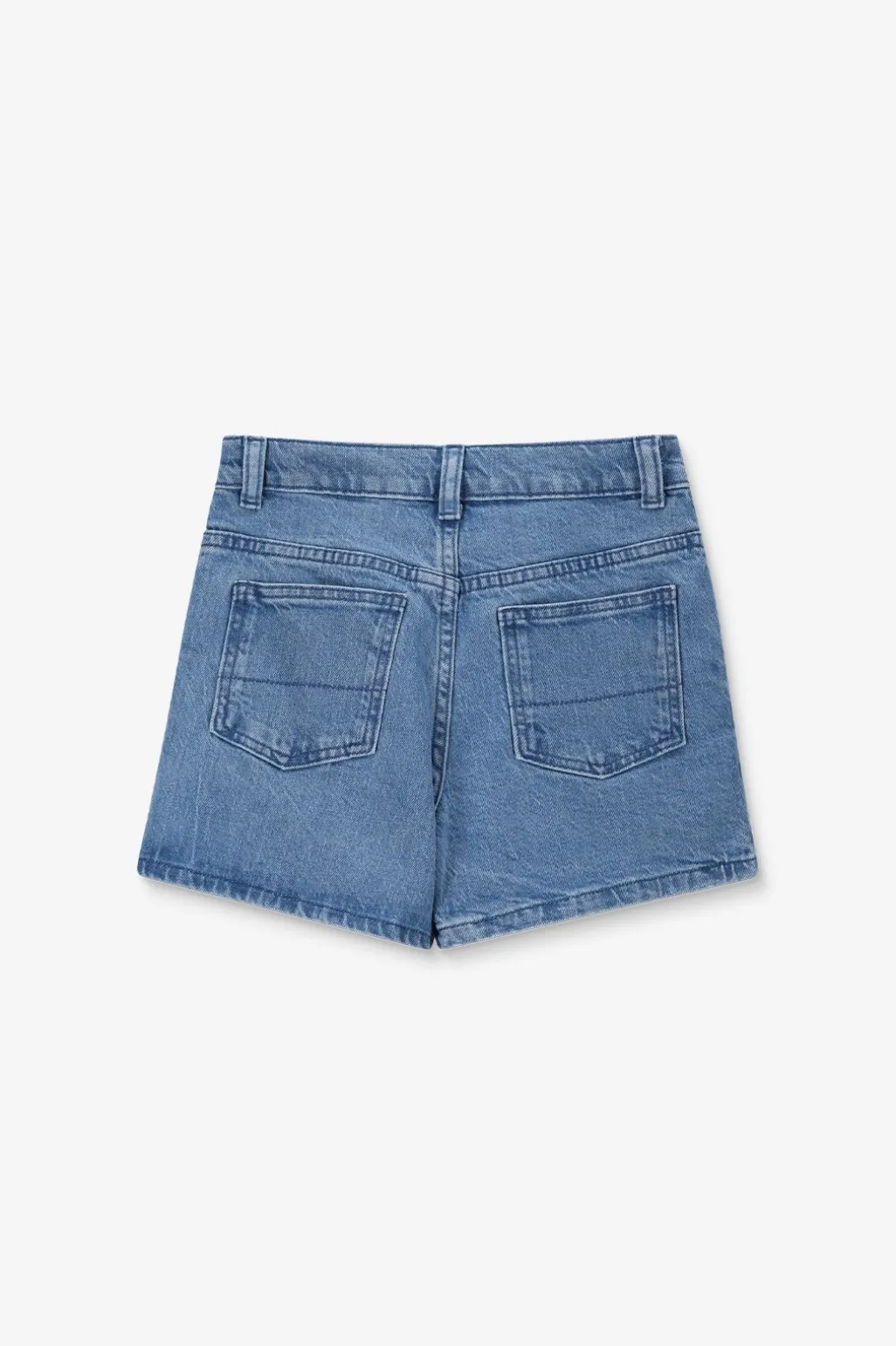 Lichtblauwe denim skort