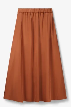 Lichtbruine maxi rok