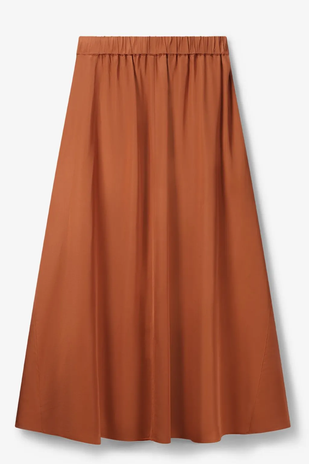 Lichtbruine maxi rok