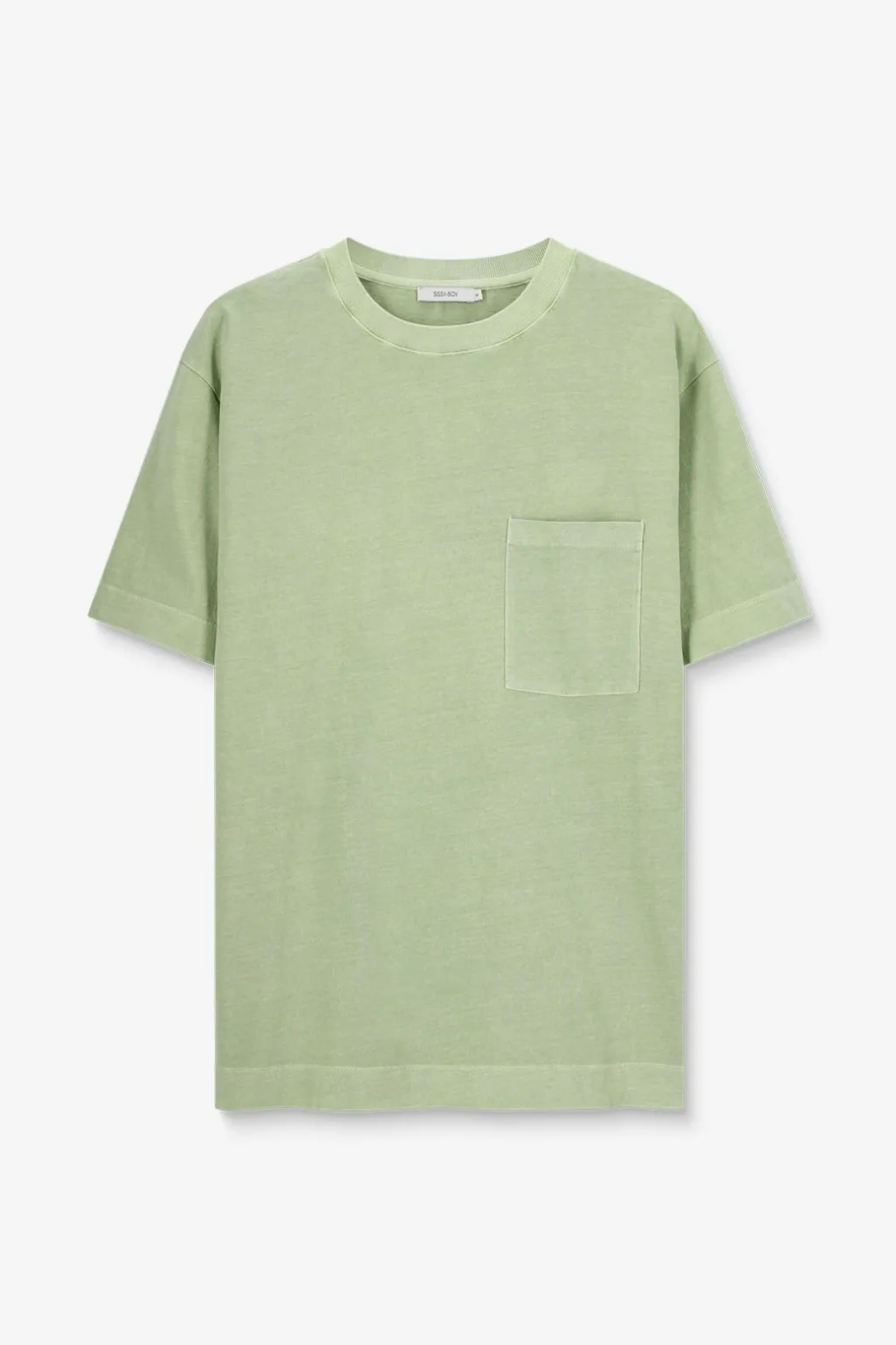 Lichtgroen boxy T-shirt