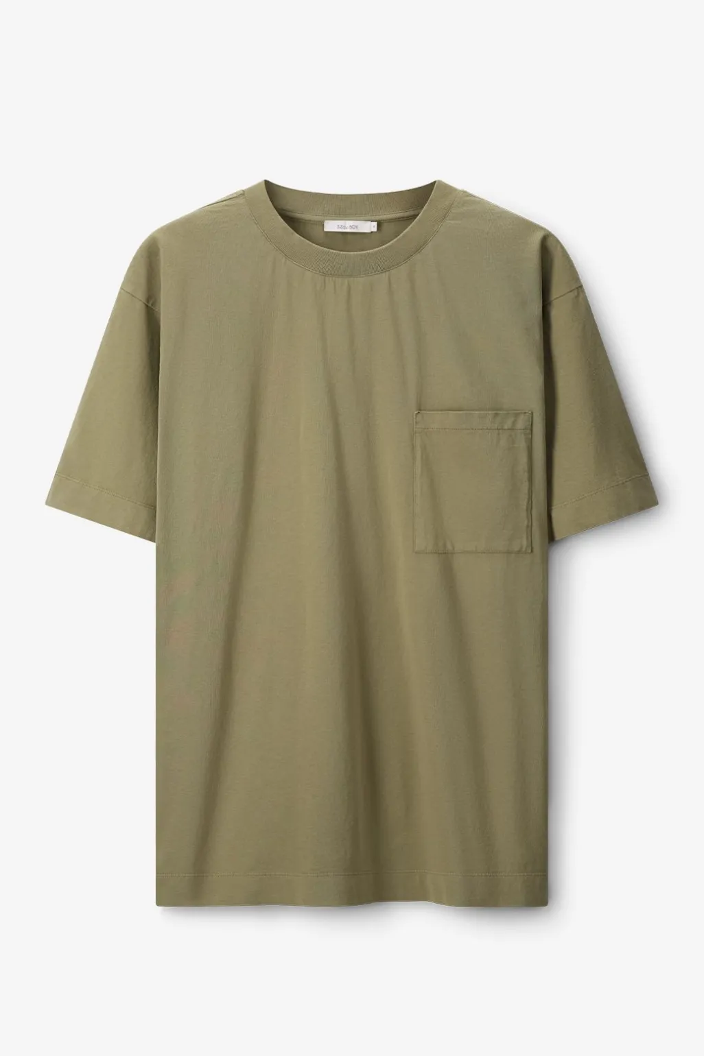 Lichtgroen boxy T-shirt