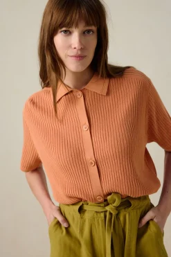 Lichtgroen herringbone short