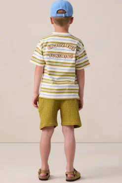 Lichtgroen oversized T-shirt