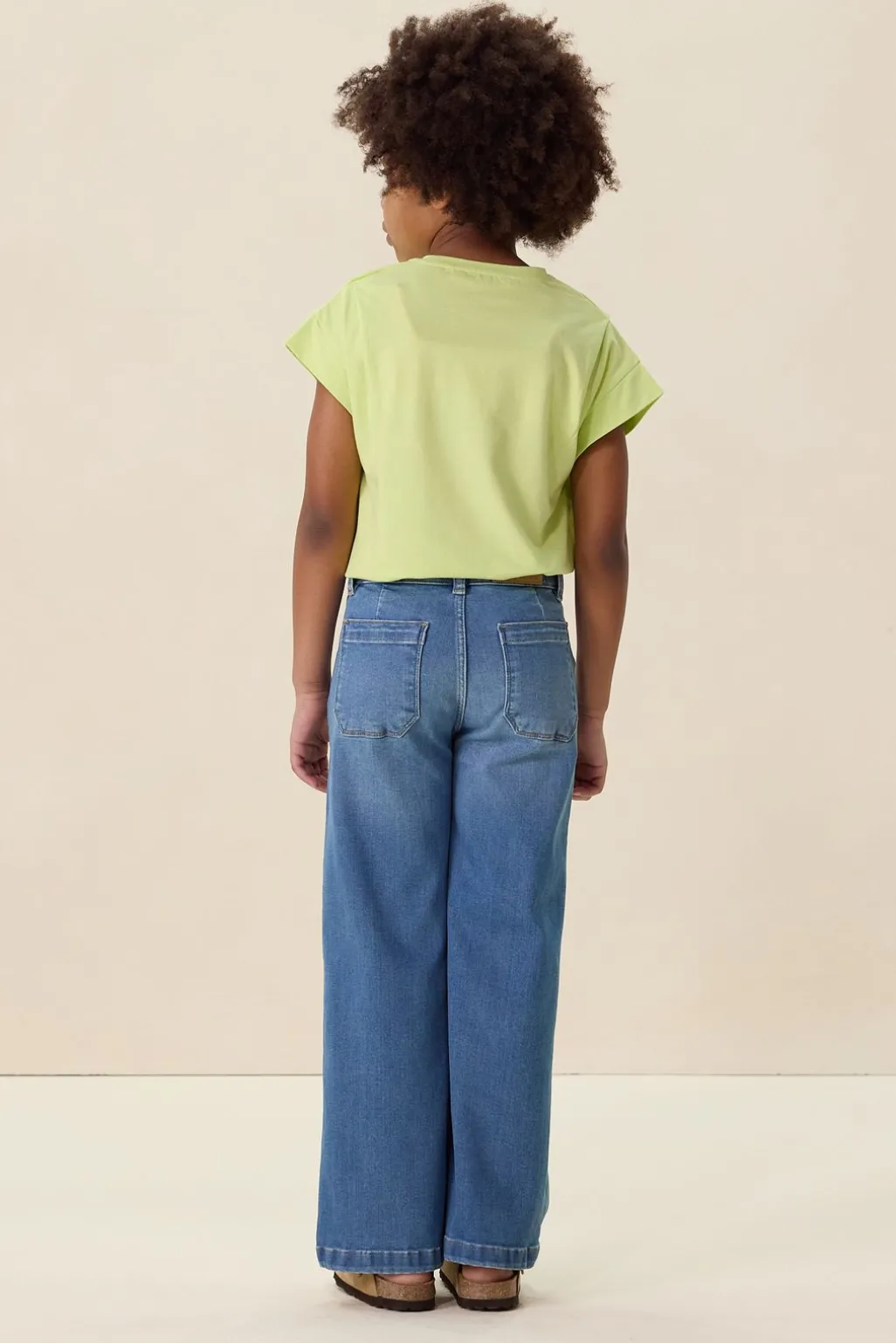 Lichtgroen T-shirt
