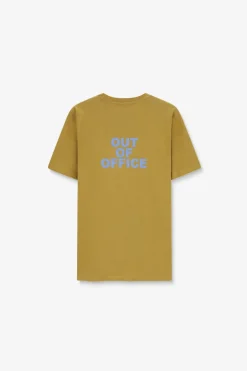 Lichtgroen T-shirt met artwork