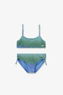 Lichtgroene bikini met glitter