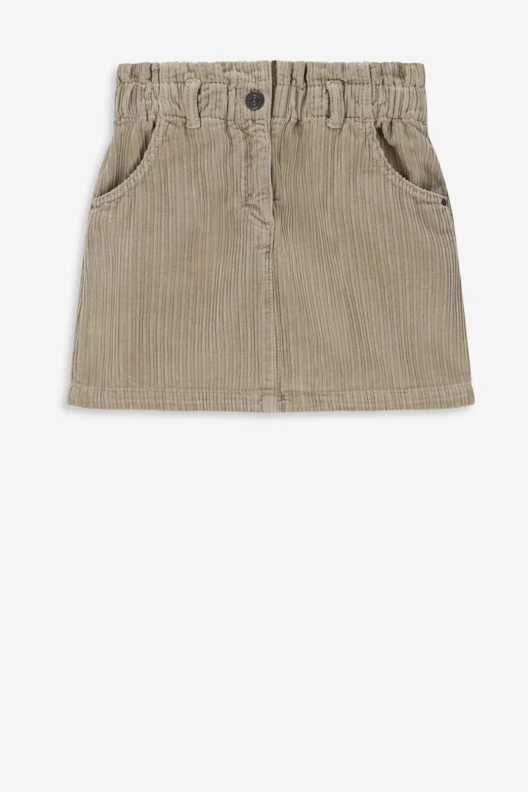 Lichtgroene corduroy rok