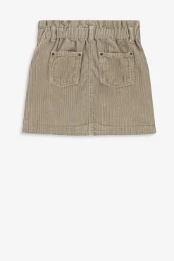 Lichtgroene corduroy rok