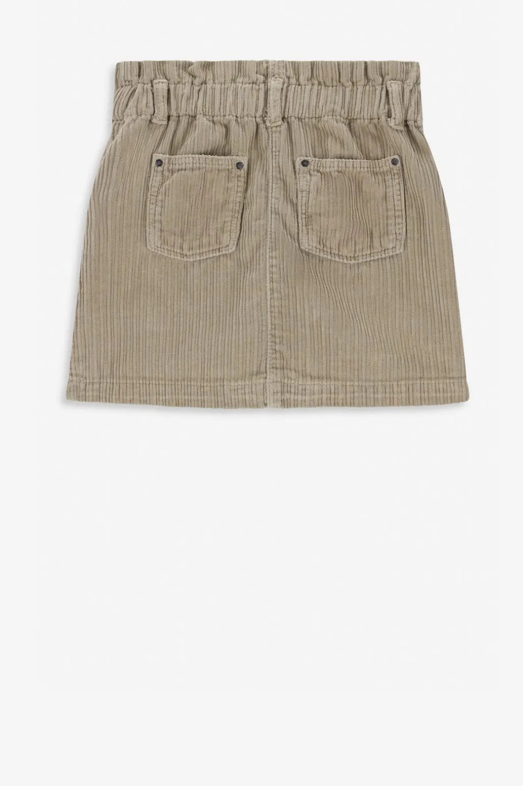 Lichtgroene corduroy rok