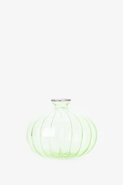 Lichtgroene glazen vaas