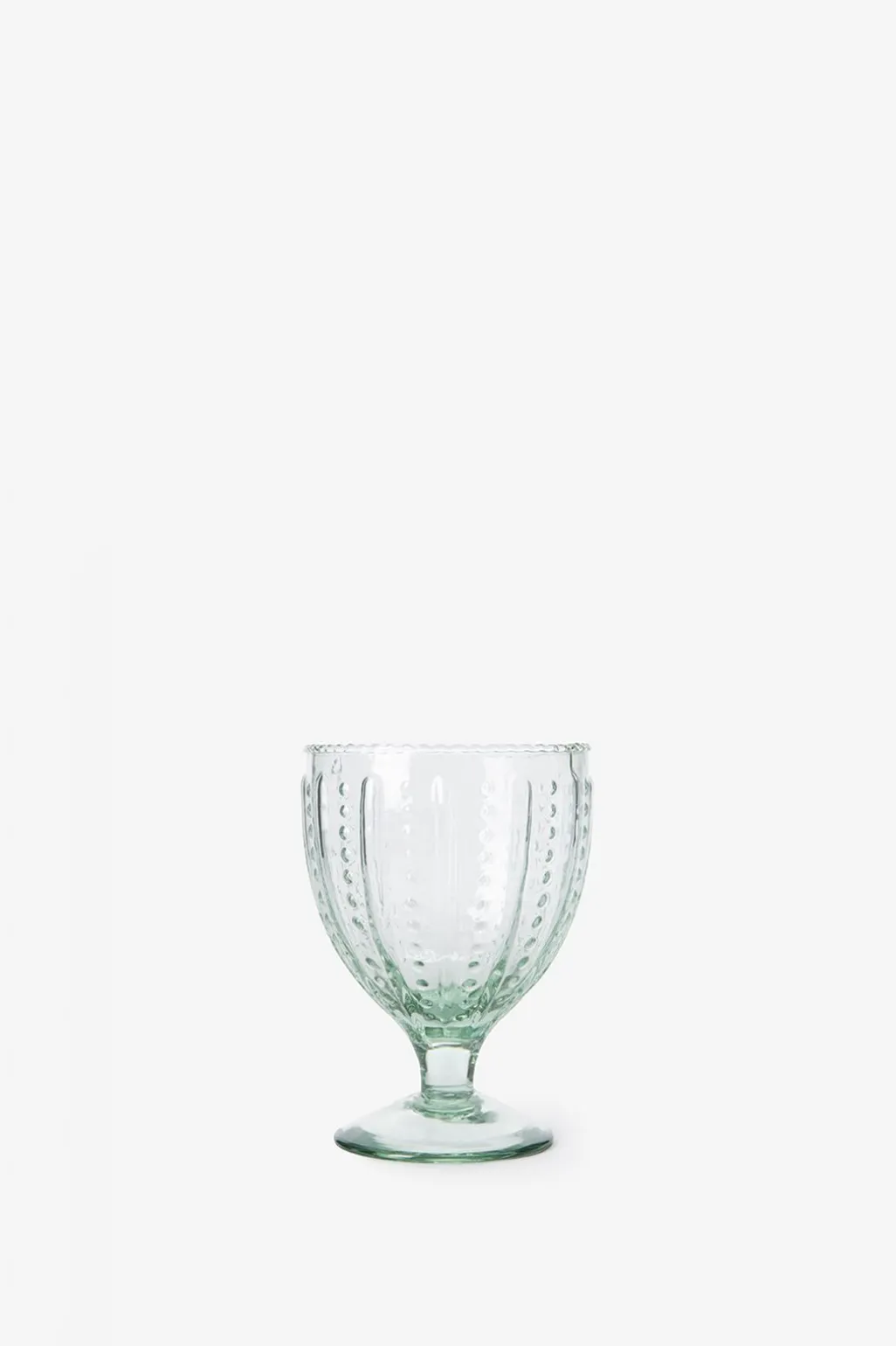 Lichtgroene pearl wijnglazen
