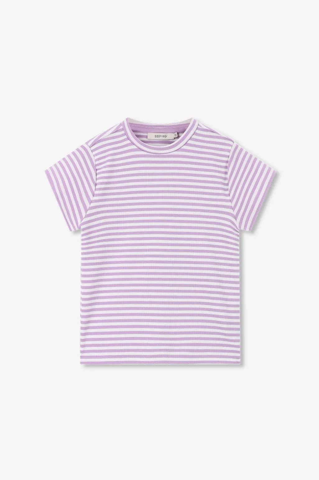 Lichtpaars gestreept T-shirt