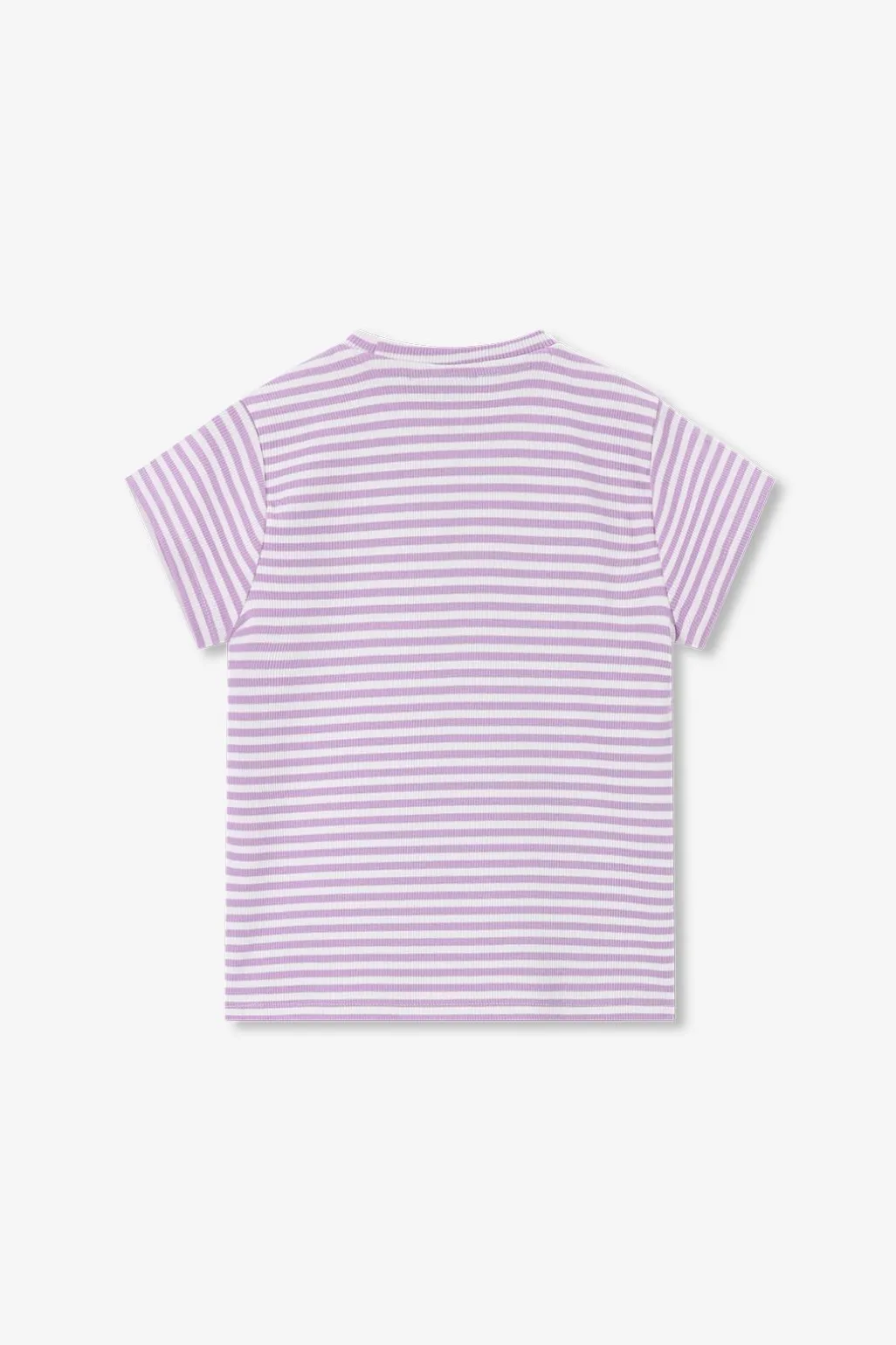 Lichtpaars gestreept T-shirt