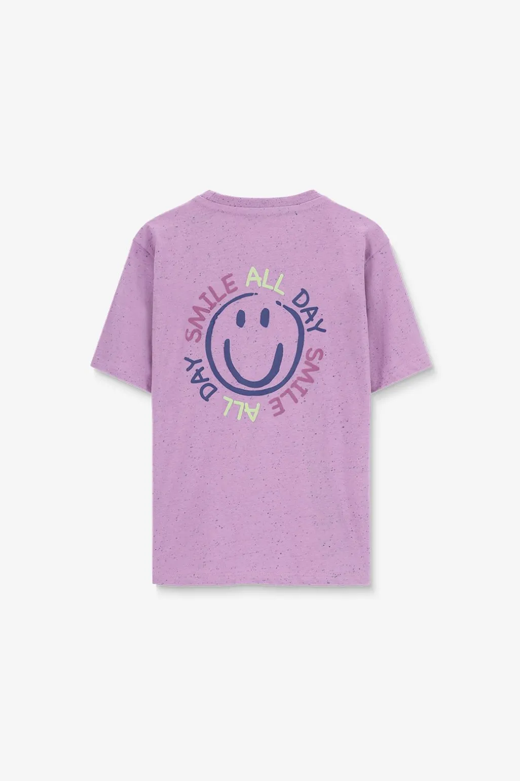 Lichtpaars T-shirt met artwork