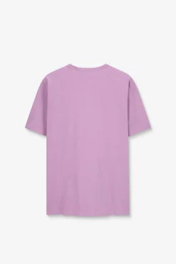 Lichtpaars T-shirt met artwork