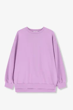 Lichtpaarse oversized sweater