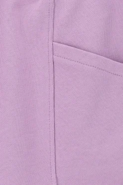 Lichtpaarse sweat shorts