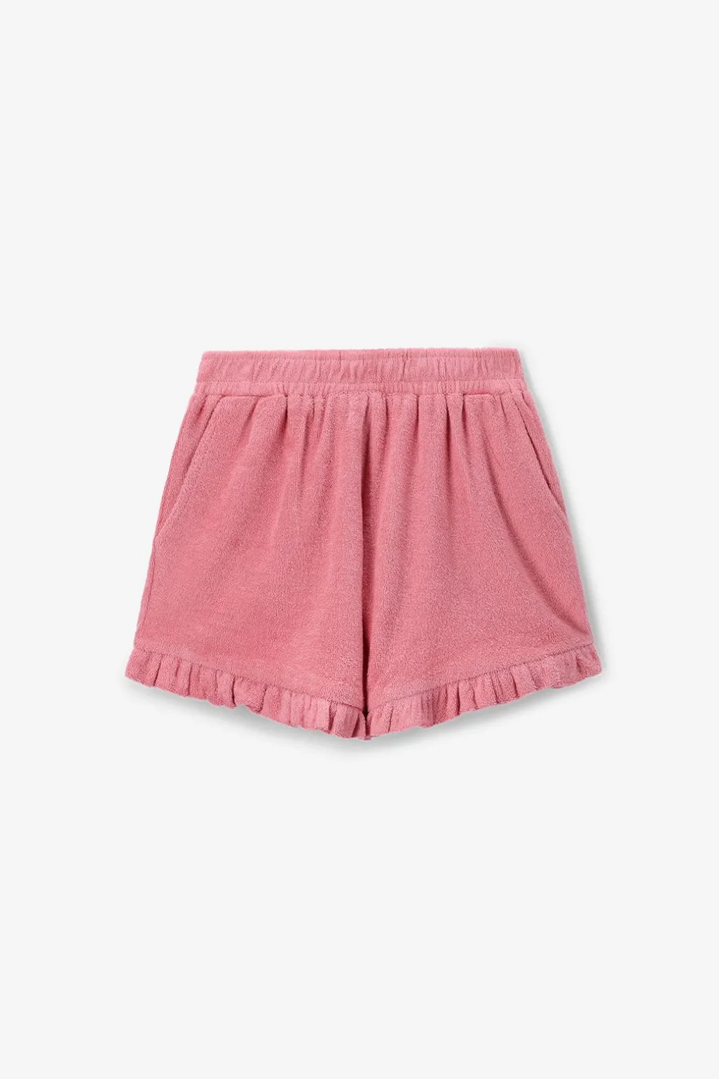 Lichtroze badstof short