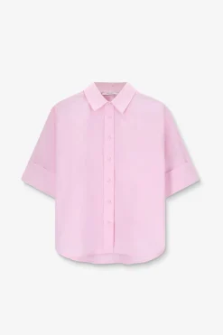 Lichtroze boxy blouse