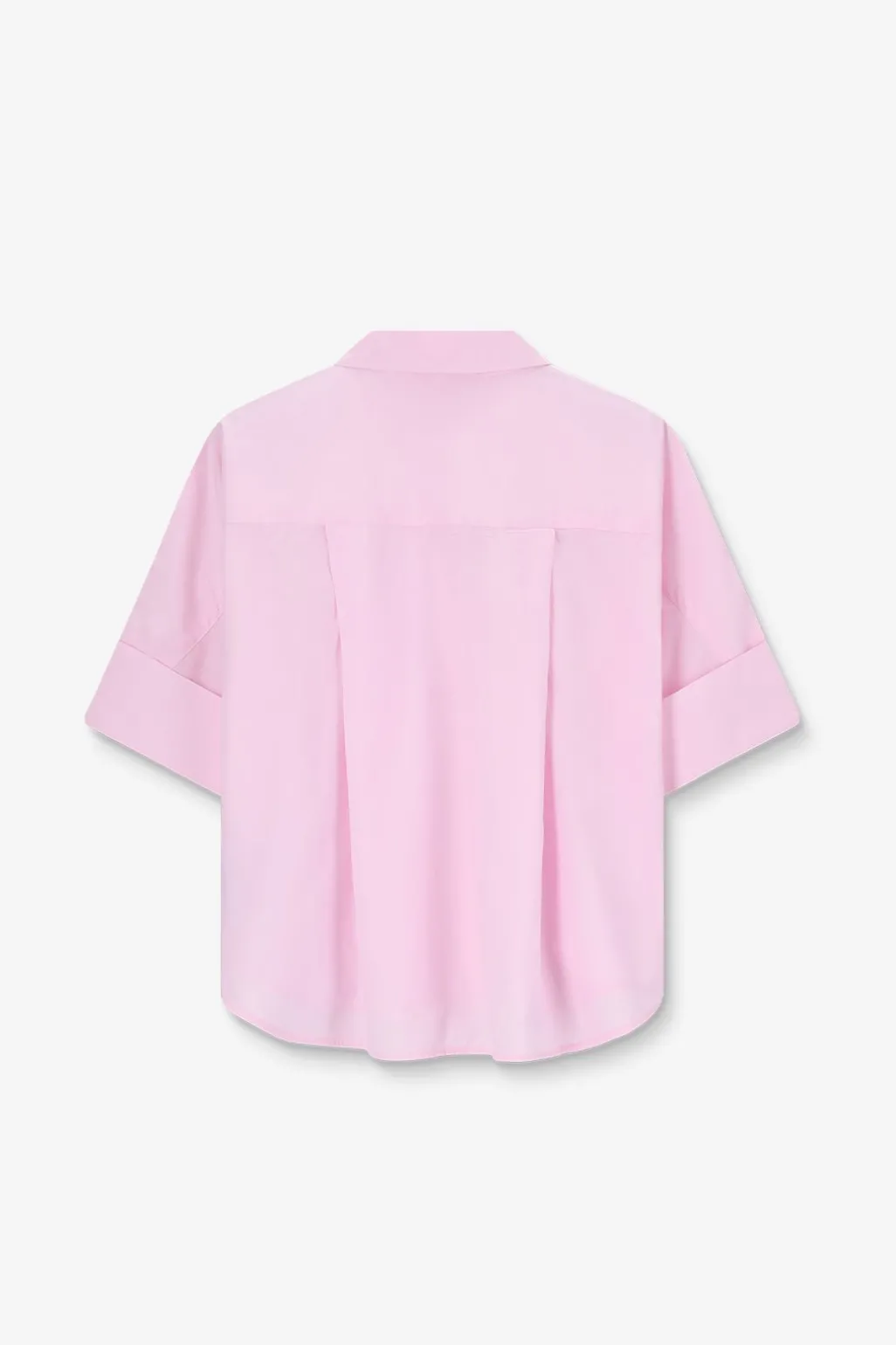 Lichtroze boxy blouse